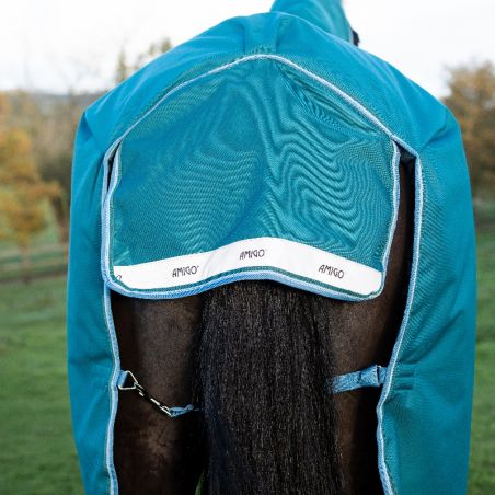 Couverture cheval Horseware Heavy Amigo Bravo 12+ 400g vert turquoise - Le Paturon