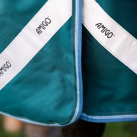 Couverture cheval Horseware Heavy Amigo Bravo 12+ 400g vert turquoise - Le Paturon