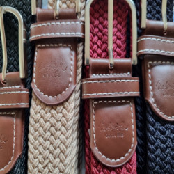 Ceinture équitation tressée Mademoiselle Cavalière - Le Paturon