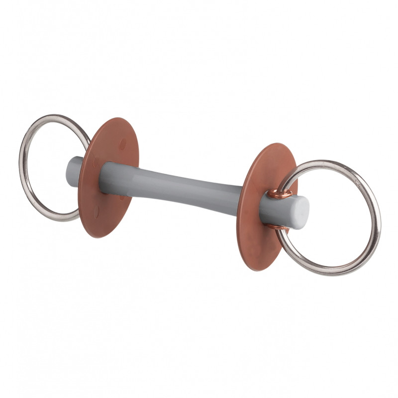 Mors Beris Comfort doux anneaux 7,5cm - Le Paturon