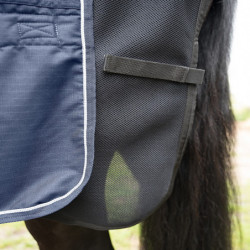 Sous couverture cheval Air Mesh Waldhausen Clip-In System respirante noir - Le Paturon