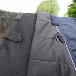 Sous couverture cheval Air Mesh Waldhausen Clip-In System respirante noir - Le Paturon