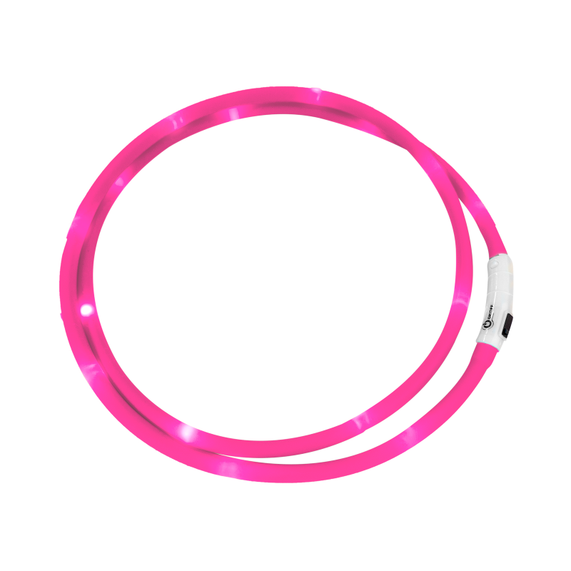 Collier d'encolure Led cheval Waldhausen rose - Le Paturon