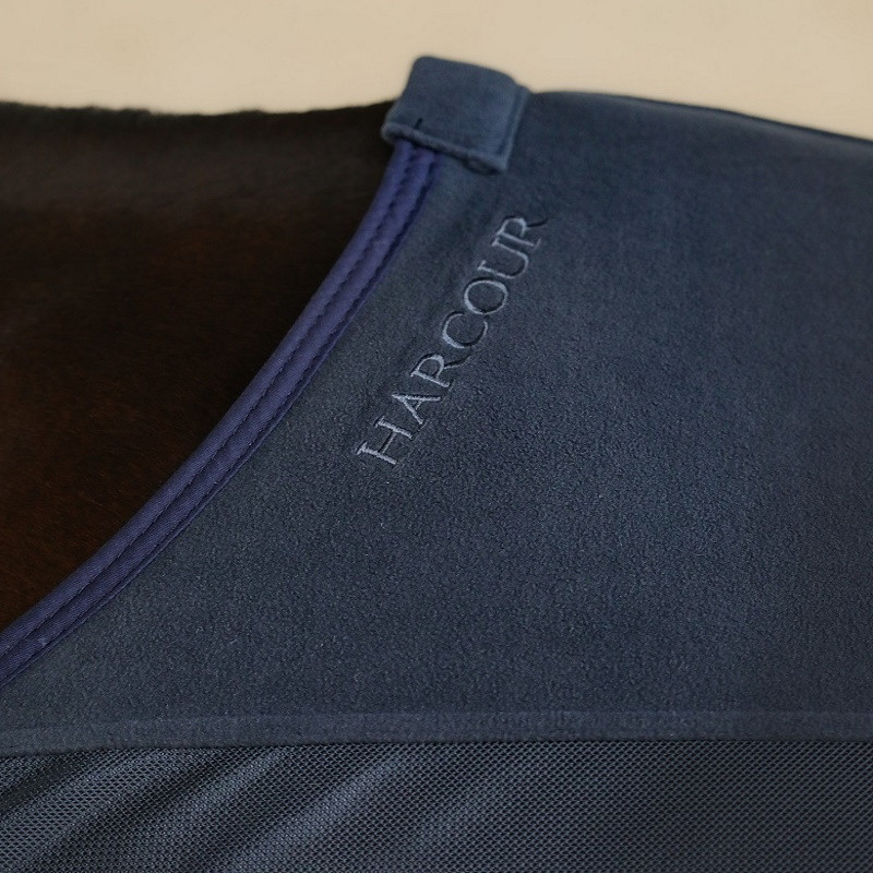 Chemise polaire séchante Harcour Kaya mesh marine - Le Paturon