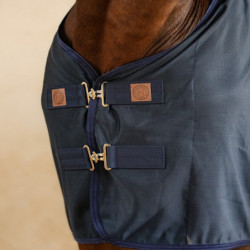 Chemise polaire séchante Harcour Kaya mesh marine - Le Paturon