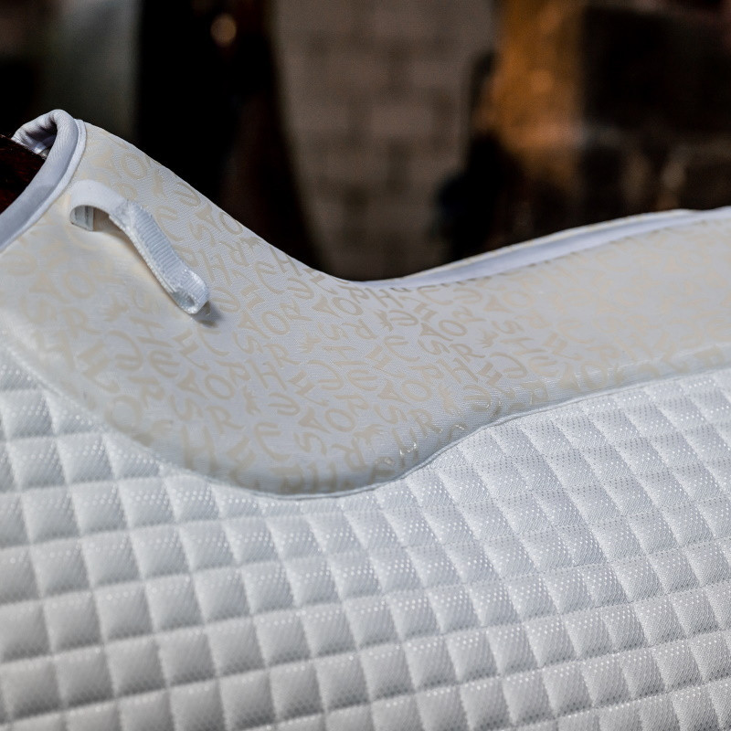 Tapis cheval amortisseur Tech Comfort Horseware blanc CSO - Le Paturon