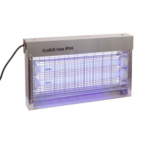 Tue-mouche électrique inox 2x6 W IPX4 EcoKill Stable Pro - Le Paturon