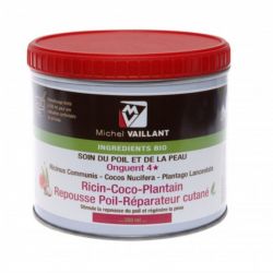 Onguent bio 4 Ricin-Coco-Plantain peau cheval Michel Vaillant - Le Paturon