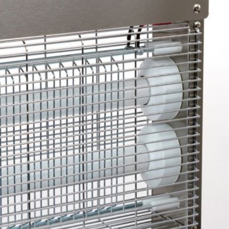 Tue-mouches électrique EcoKill Inox IPX4 2 x 15 W Stable Pro - Le Paturon