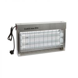 Tue-mouches électrique EcoKill Inox IPX4 2 x 15 W Stable Pro - Le Paturon