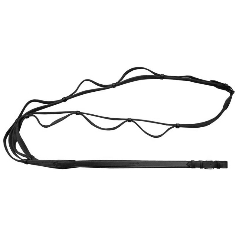 Rênes cheval X-Line Waldhausen chasse noir - Le Paturon