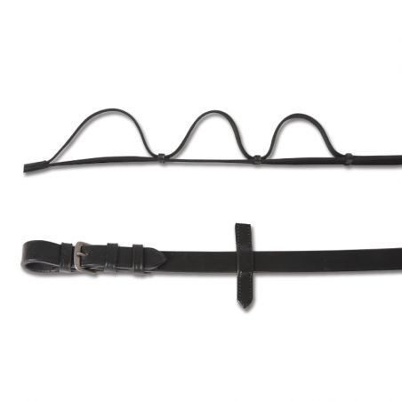 Rênes cheval X-Line Waldhausen chasse noir - Le Paturon