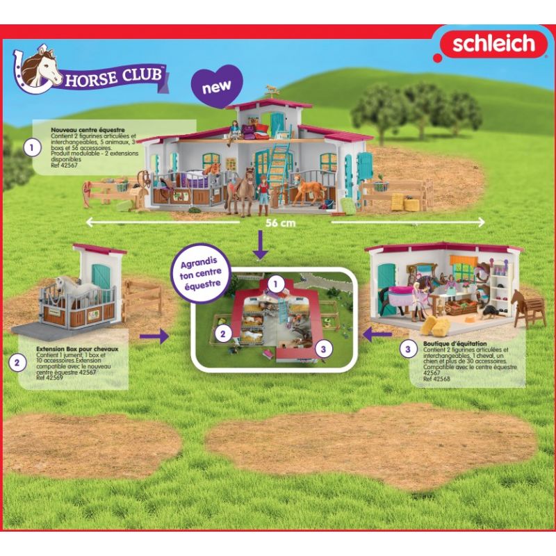 Centre Équestre - Schleich - Figurines et mondes imaginaires - Jeux d'imagination Centre Équestre - Schleich - Figurines et mondes imaginaires - Jeux d'imagination