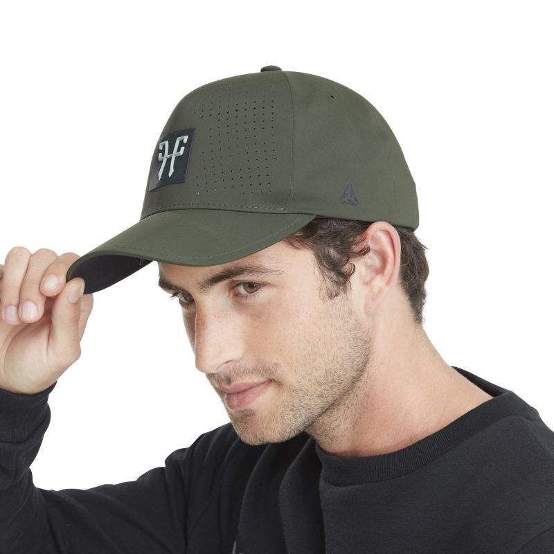 Casquette équitation Alpha Cap Horse Pilot vert foncé - Le Paturon