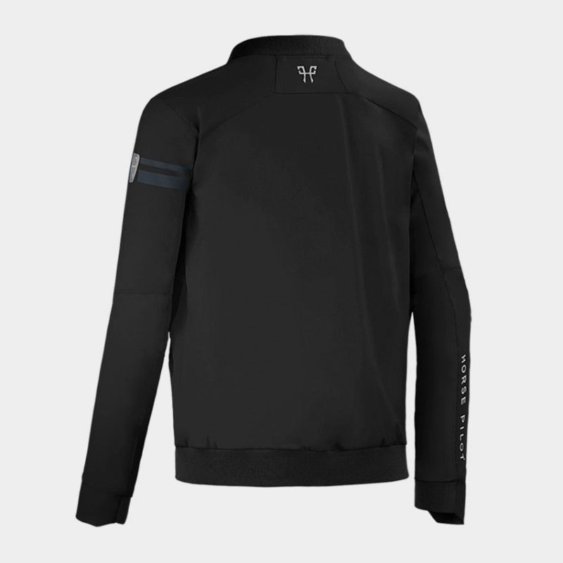 Bombers Horse Pilot homme équitation compatible Airbag noir - Le Paturon
