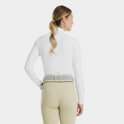 Chemise concours équitation femme Horse Pilot Monica blanc - Le Paturon