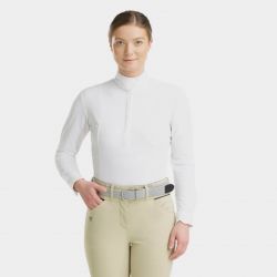 Chemise concours équitation femme Horse Pilot Monica blanc - Le Paturon