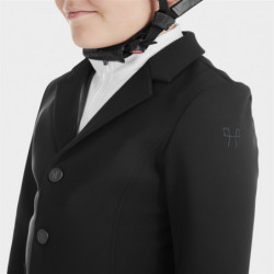 Veste concours équitation garçon Aerotech Horse Pilot noir - Le Paturon