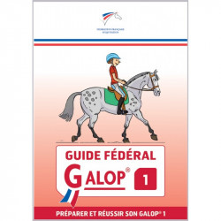 Livre Guide fédéral Galop 1, Préparer et réussir son galop 1 Fédération Française d'Equitation - Le Paturon