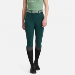 Pantalon équitation femme X-Aerotech Horse Pilot vert marocain - Le Paturon