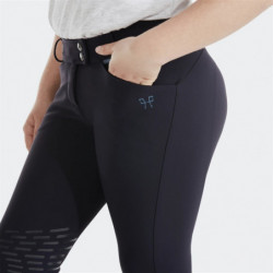 Pantalon équitation fille X-Design Horse Pilot bleu nuit - Le Paturon