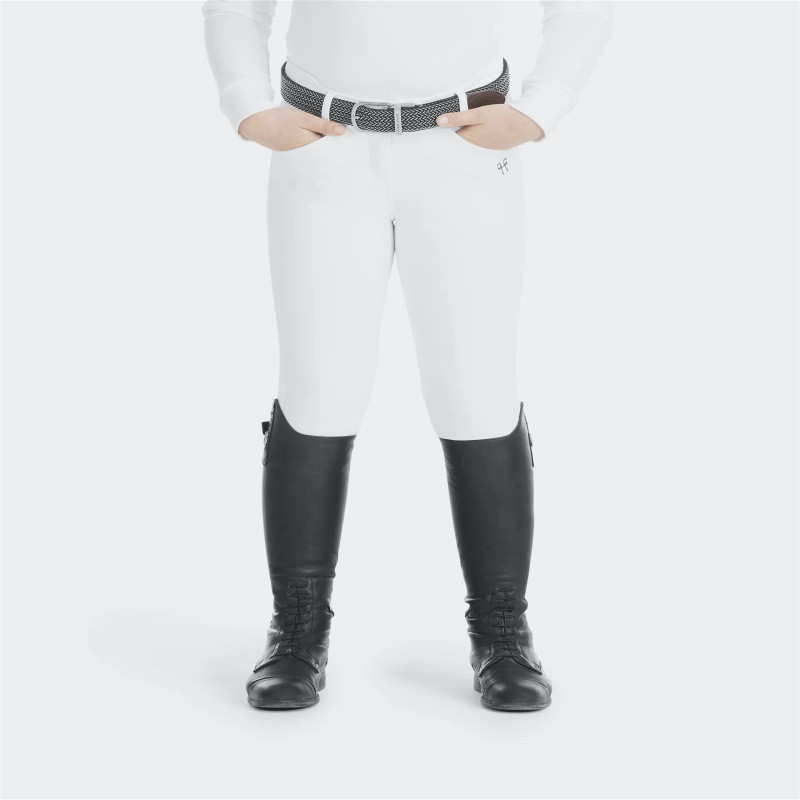Pantalon équitation fille X-Design Horse Pilot blanc - Le Paturon