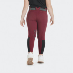 Pantalon équitation fille X-Design Horse Pilot rouge foncé - Le Paturon