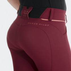 Pantalon équitation fille X-Design Horse Pilot rouge foncé - Le Paturon