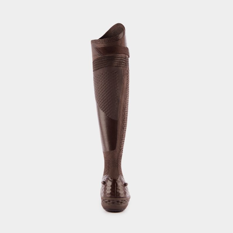 Bottes équitation femme Teknit Boots Horse Pilot marron - Le Paturon