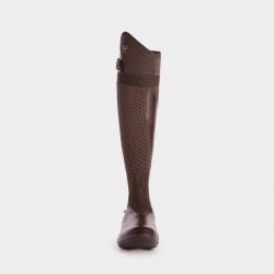 Bottes équitation femme Teknit Boots Horse Pilot marron - Le Paturon