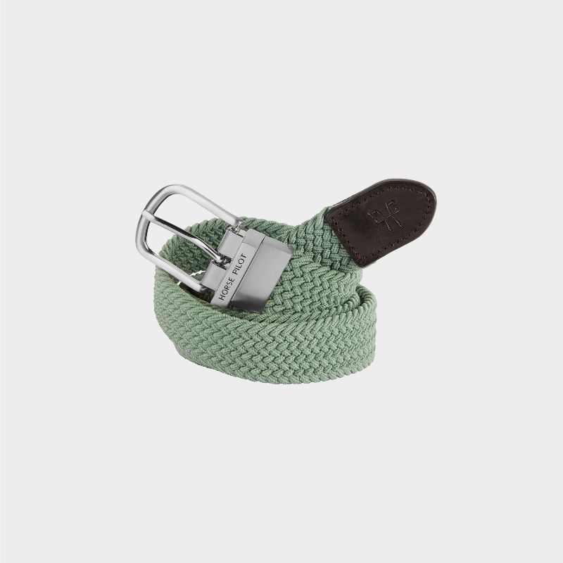 Ceinture équitation Exchange Belt Horse Pilot vert pastel - Le Paturon