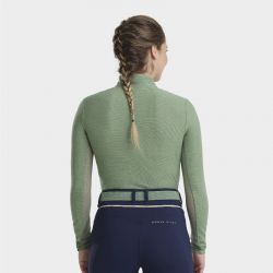 T-shirt équitation femme Suntech Horse Pilot vert pastel - Le Paturon