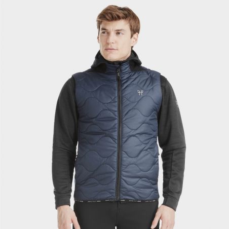 Doudoune équitation homme Light Rider Vest Horse Pilot marine - Le Paturon
