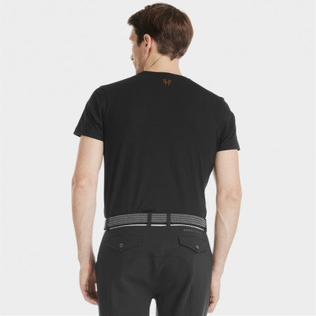 T-shirt équitation homme Team Horse Pilot noir - Le Paturon