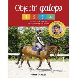 Livre Objectif galops 1, 2, 3 et 4 éditions Glénat - Le Paturon