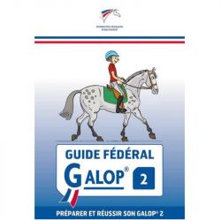 Livre Guide fédéral Galop 2, Préparer et réussir son galop 2 Fédération Française d'Equitation - Le Paturon