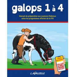 Livre Galops 1 à 4 Manuel de préparation 2022 éditions Lavauzelle - Le Paturon