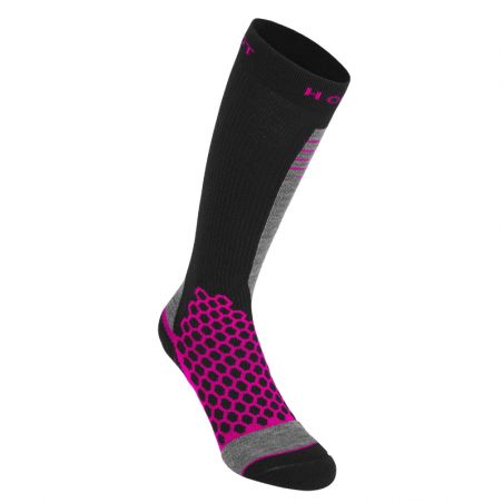 Chaussettes équitation Compression Hiver Horse Pilot noir gris - Le Paturon