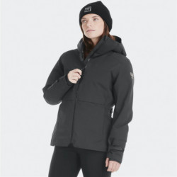 Veste équitation femme imperméable Element Horse Pilot noir - Le Paturon