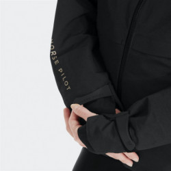 Veste équitation femme imperméable Element Horse Pilot noir - Le Paturon