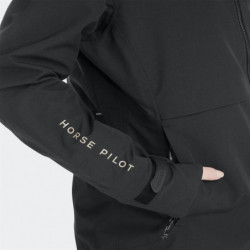 Veste équitation femme imperméable Element Horse Pilot noir - Le Paturon