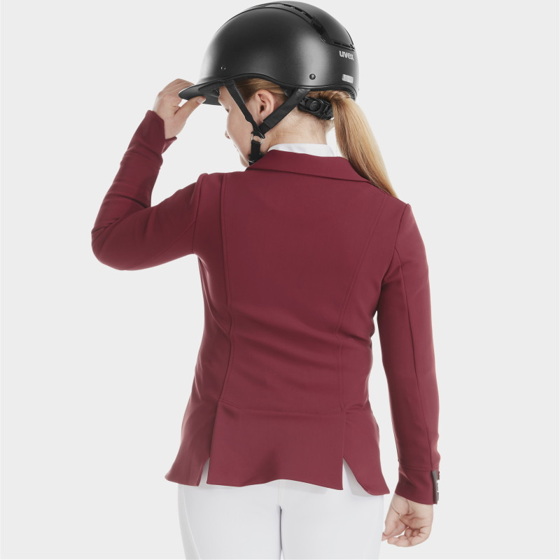 Veste de concours equitation discount rouge