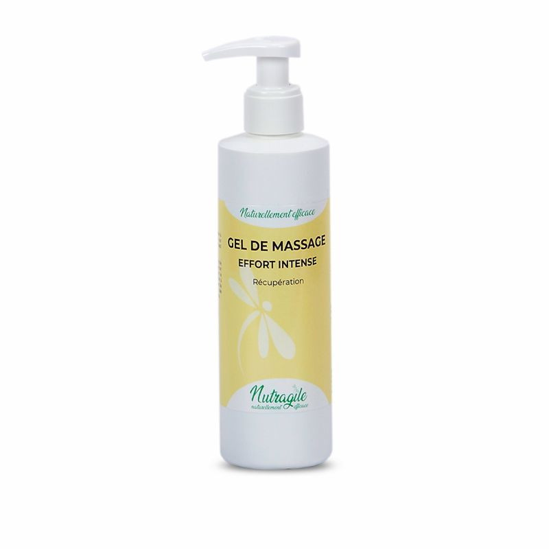 Gel de massage récupération Effort Intense cheval Nutragile 250ml - Le Paturon