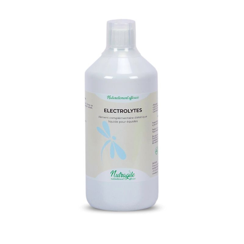 Electrolytes cheval liquide et seringue 60ml Nutragile - Le Paturon