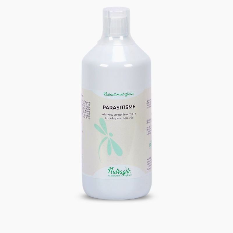 Parasitisme liquide 1L Nutragile vers cheval - Le Paturon