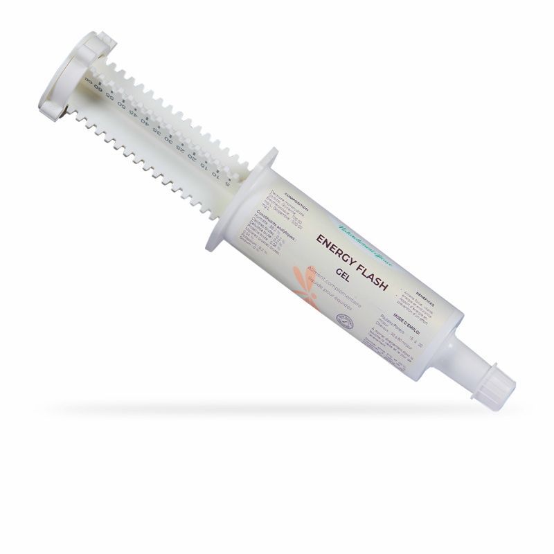Energie Flash seringue 60ml Nutragile vitamines cheval - Le Paturon