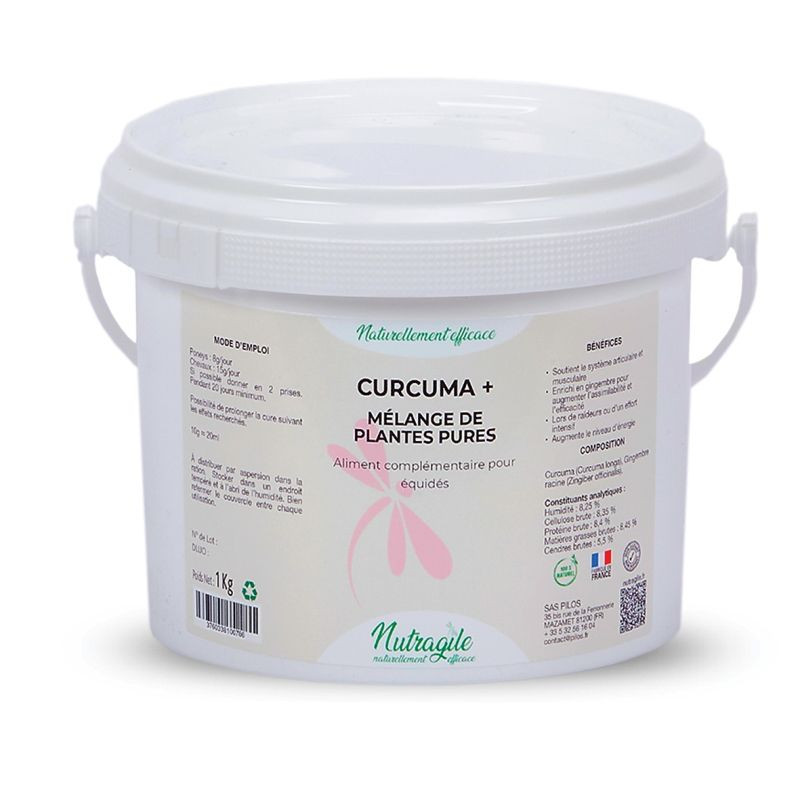 Curcuma + Nutragile articulations cheval - Le Paturon