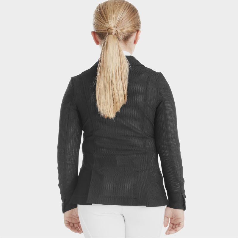 Veste concours équitation fille Aeromesh Horse Pilot noir - Le Paturon