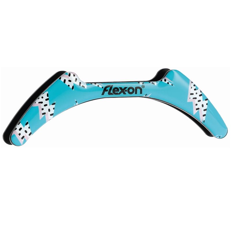 Kit stickers étriers équitation Green Composite Flex-On flash turquoise - Le Paturon
