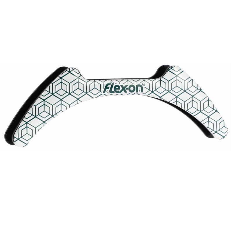 Kit stickers étriers équitation Green Composite Flex-On cubic blanc vert - Le Paturon